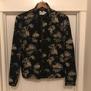 Topman Harrington style printed Jacket